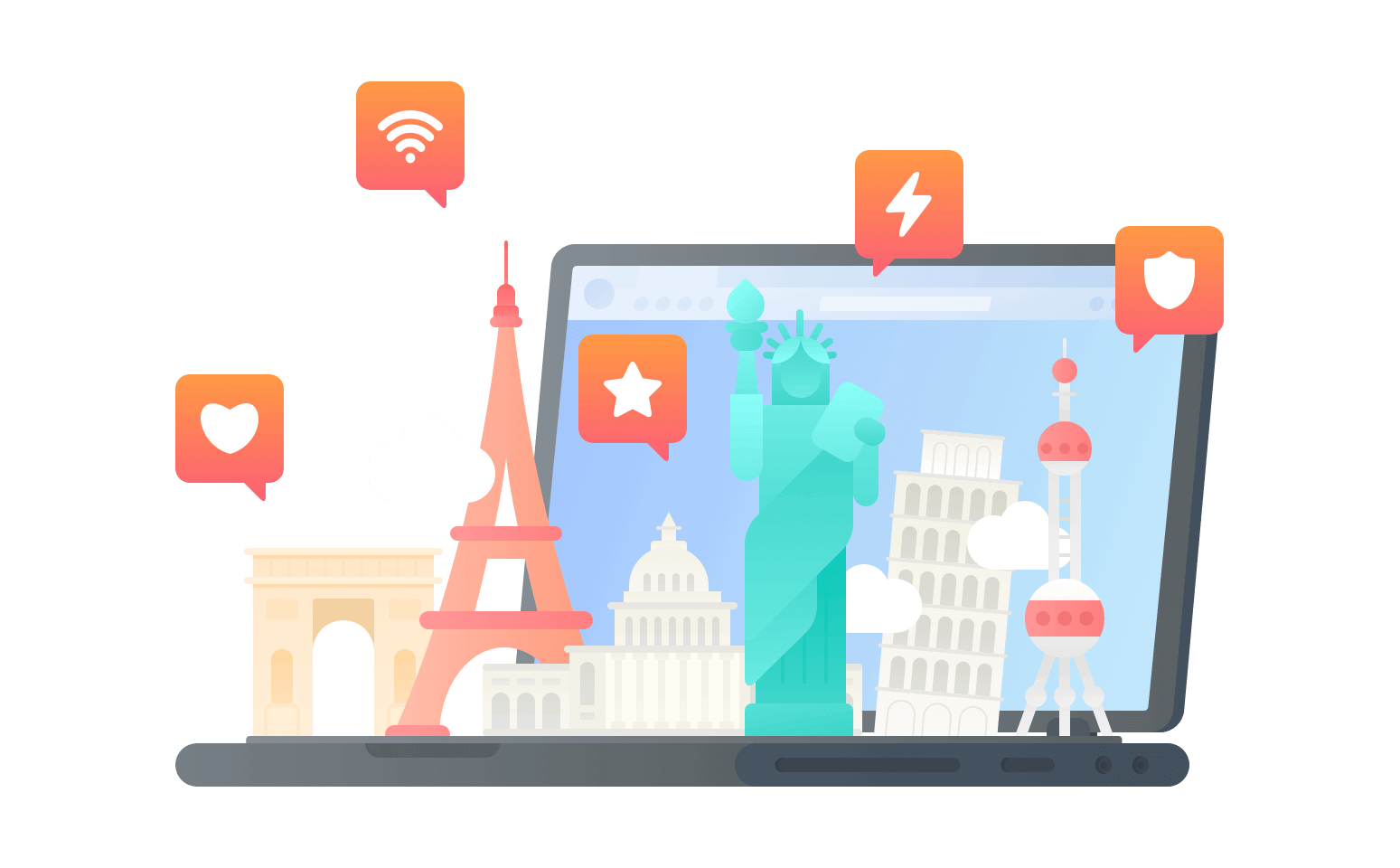 在英属印弟安海城连接到中国的加速器 - 返华VPN